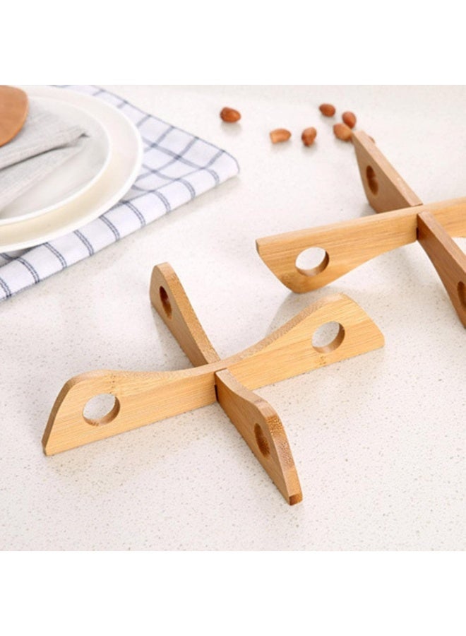 Smart Wooden Trivet – Detachable & Reversible Heat-Resistant Pot Holder - Image 3